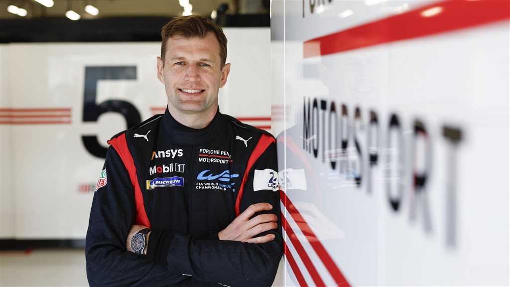 Michael Christensen klar til årets vigtigste løb Le Mans.
(Foto: Porsche)